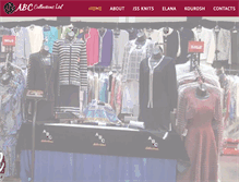 Tablet Screenshot of abccollectionsltd.com